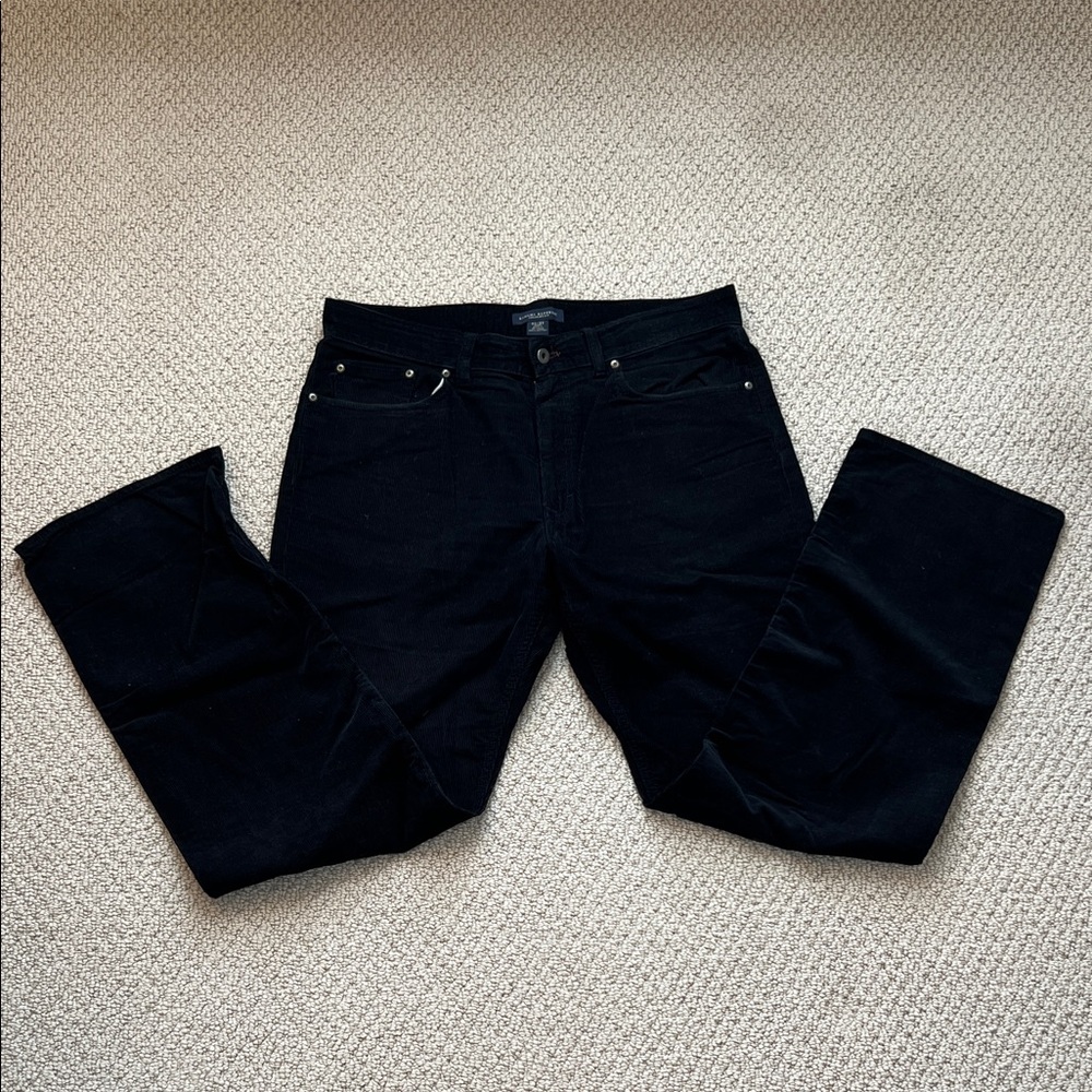 Banana Republic Men’s Black Corduroy Jeans - Size 34 x 32